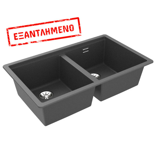 Νεροχύτης απο Συνθετικό Γρανίτη TEKA 2 Γούρνες για Υποκαθήμενη Τοποθέτηση 75x45.6 cm RADEA R10 MAESTRO Σκούρο Γκρι 115260039 Νεροχύτης απο Συνθετικό Γρανίτη TEKA 2 Γούρνες για Υποκαθήμενη Τοποθέτηση 75x45.6 cm RADEA R10 MAESTRO Σκούρο Γκρι 115260039
