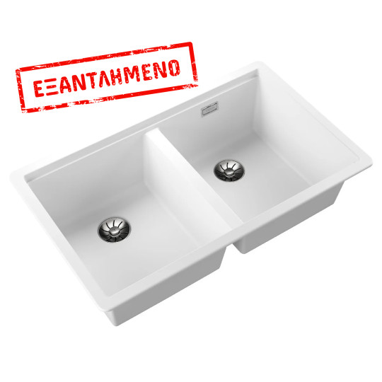 Νεροχύτης απο Συνθετικό Γρανίτη TEKA 2 Γούρνες για Υποκαθήμενη Τοποθέτηση 75x45.6 cm RADEA R10 MAESTRO Λευκός 115260040 Νεροχύτης απο Συνθετικό Γρανίτη TEKA 2 Γούρνες για Υποκαθήμενη Τοποθέτηση 75x45.6 cm RADEA R10 MAESTRO Λευκός 115260040