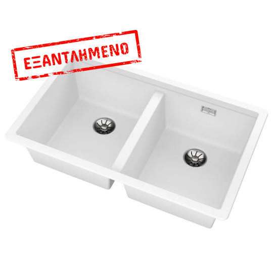 Νεροχύτης απο Συνθετικό Γρανίτη TEKA 2 Γούρνες για Υποκαθήμενη Τοποθέτηση 75x45.6 cm RADEA R10 MAESTRO Λευκός 115260040 Νεροχύτης απο Συνθετικό Γρανίτη TEKA 2 Γούρνες για Υποκαθήμενη Τοποθέτηση 75x45.6 cm RADEA R10 MAESTRO Λευκός 115260040