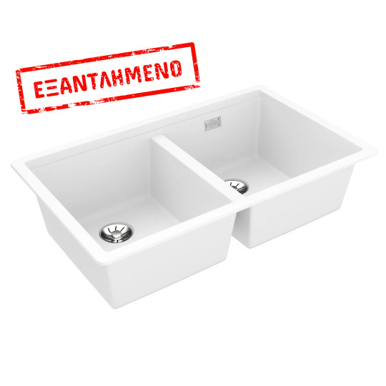 Νεροχύτης απο Συνθετικό Γρανίτη TEKA 2 Γούρνες για Υποκαθήμενη Τοποθέτηση 75x45.6 cm RADEA R10 MAESTRO Λευκός 115260040 Νεροχύτης απο Συνθετικό Γρανίτη TEKA 2 Γούρνες για Υποκαθήμενη Τοποθέτηση 75x45.6 cm RADEA R10 MAESTRO Λευκός 115260040