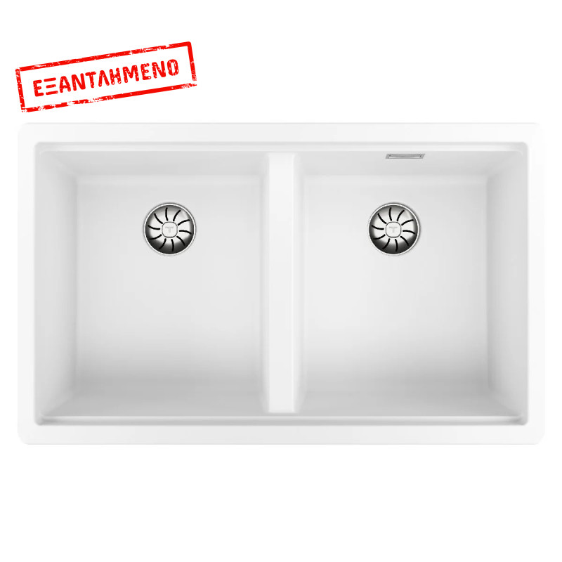 Νεροχύτης απο Συνθετικό Γρανίτη TEKA 2 Γούρνες για Υποκαθήμενη Τοποθέτηση 75x45.6 cm RADEA R10 MAESTRO Λευκός 115260040 Νεροχύτης απο Συνθετικό Γρανίτη TEKA 2 Γούρνες για Υποκαθήμενη Τοποθέτηση 75x45.6 cm RADEA R10 MAESTRO Λευκός 115260040