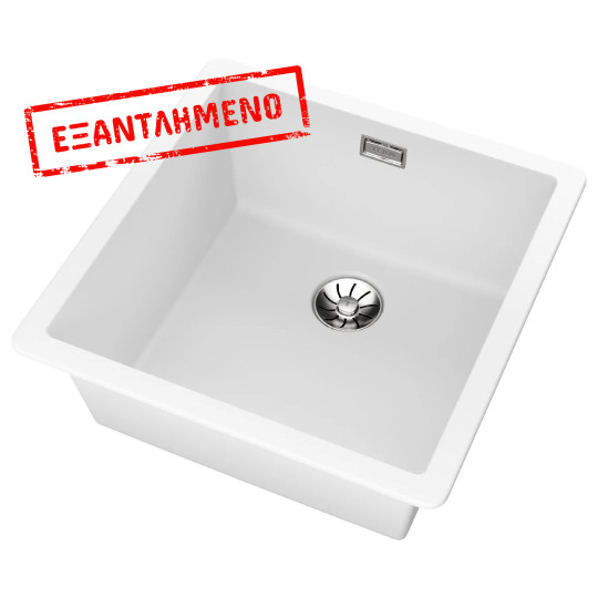 Νεροχύτης απο Συνθετικό Γρανίτη TEKA 1 Γούρνα για Υποκαθήμενη Τοποθέτηση 45.6x45.6 cm RADEA R10 MAESTRO Λευκός 115230050 Νεροχύτης απο Συνθετικό Γρανίτη TEKA 1 Γούρνα για Υποκαθήμενη Τοποθέτηση 45.6x45.6 cm RADEA R10 MAESTRO Λευκός 115230050