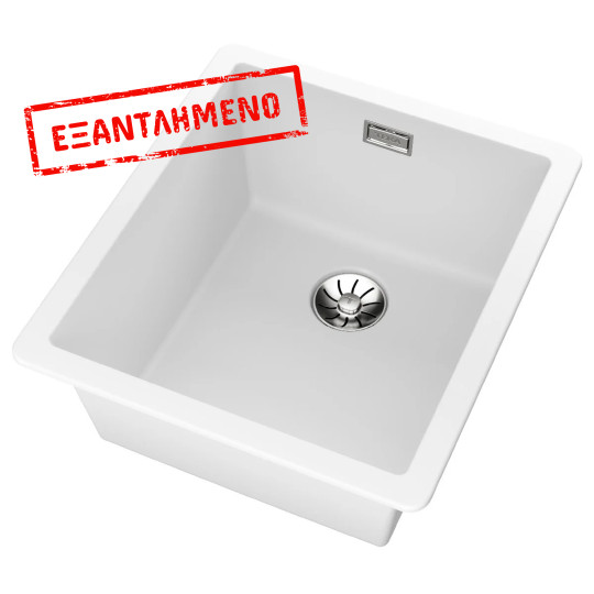 Νεροχύτης απο Συνθετικό Γρανίτη TEKA 1 Γούρνα για Υποκαθήμενη Τοποθέτηση 40.6x45.6 cm RADEA R10 MAESTRO Λευκό 115230047 Νεροχύτης απο Συνθετικό Γρανίτη TEKA 1 Γούρνα για Υποκαθήμενη Τοποθέτηση 40.6x45.6 cm RADEA R10 MAESTRO Λευκό 115230047