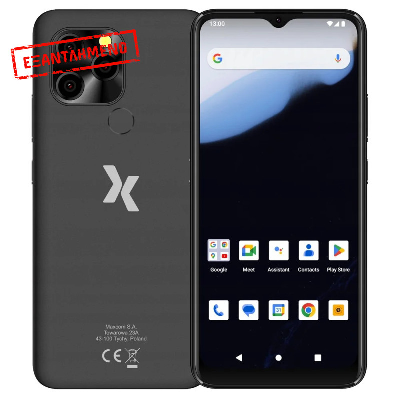 Maxcom MS651 Dual Sim 4G 6.5" Android 13 1600 x720 HD+ Quad Core 2.0 GHz 3GB/32GB Μαύρο Maxcom MS651 Dual Sim 4G 6.5" Android 13 1600 x720 HD+ Quad Core 2.0 GHz 3GB/32GB Μαύρο