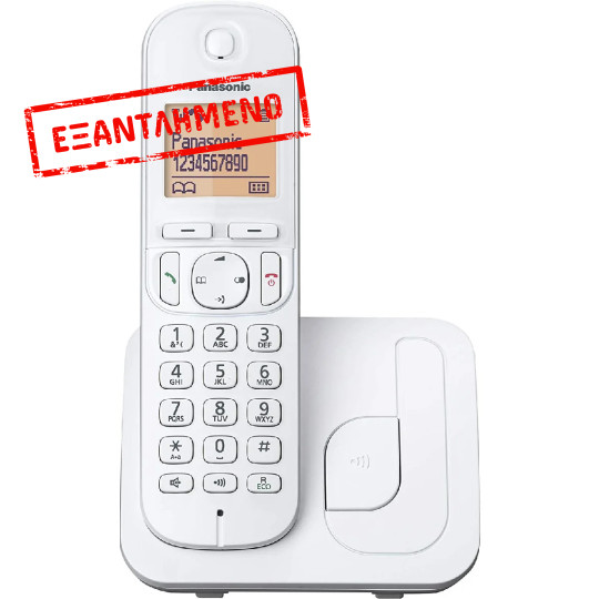 Ασύρματο Ψηφιακό Τηλέφωνο Panasonic KX-TGC210 Λευκό EU Ασύρματο Ψηφιακό Τηλέφωνο Panasonic KX-TGC210 Λευκό EU