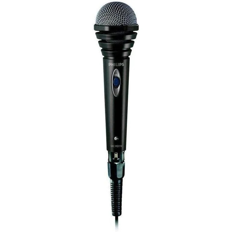 Philips SBCMD110/00 Ενσύρματο μικρόφωνο με καλώδιο 1,5μ Philips SBCMD110/00 Ενσύρματο μικρόφωνο με καλώδιο 1,5μ