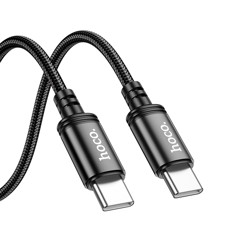 Καλώδιο Σύνδεσης Hoco X89 Wind USB-C σε USB-C 60W Braided Μαύρο 2m Καλώδιο Σύνδεσης Hoco X89 Wind USB-C σε USB-C 60W Braided Μαύρο 2m
