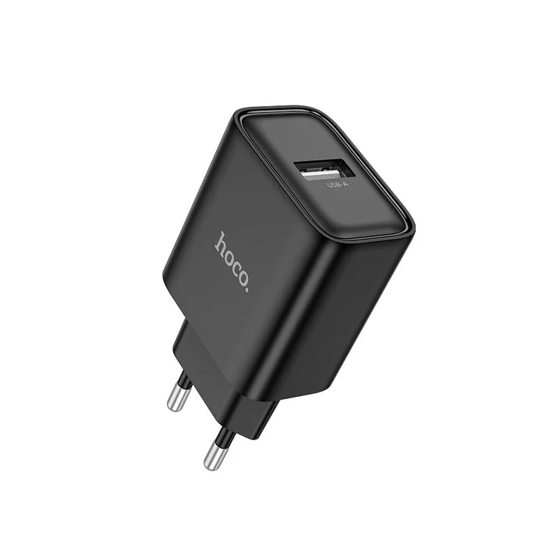 Φορτιστής Ταξιδίου Hoco. DC72 River με USB-A 5V 2.1A Μαύρος Φορτιστής Ταξιδίου Hoco. DC72 River με USB-A 5V 2.1A Μαύρος