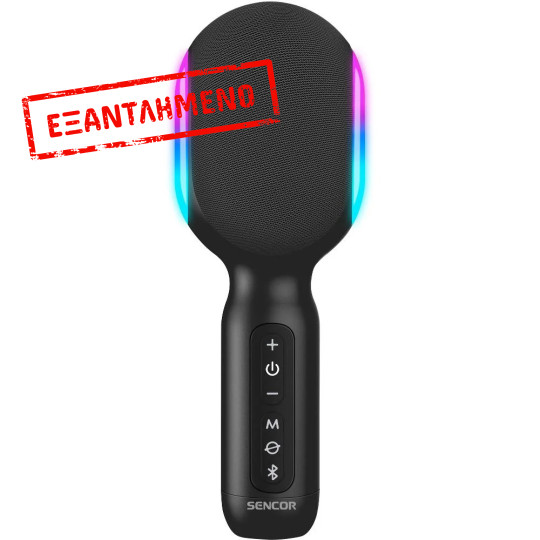 Sencor SSS K1000 Ασύρματο Μικρόφωνο Karaoke με Ηχείο, LED φωτισμό και TWS