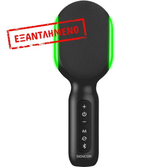 Sencor SSS K1000 Ασύρματο Μικρόφωνο Karaoke με Ηχείο, LED φωτισμό και TWS