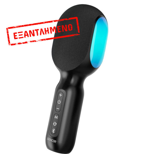 Sencor SSS K1000 Ασύρματο Μικρόφωνο Karaoke με Ηχείο, LED φωτισμό και TWS