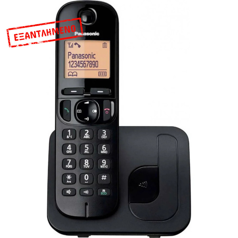 Ασύρματο Ψηφιακό Τηλέφωνο Panasonic KX-TGE250 EU με Πλήκτρο Αποκλεισμού Κλήσεων και Ανοιχτή Ακρόαση Μαύρο Ασύρματο Ψηφιακό Τηλέφωνο Panasonic KX-TGE250 EU με Πλήκτρο Αποκλεισμού Κλήσεων και Ανοιχτή Ακρόαση Μαύρο
