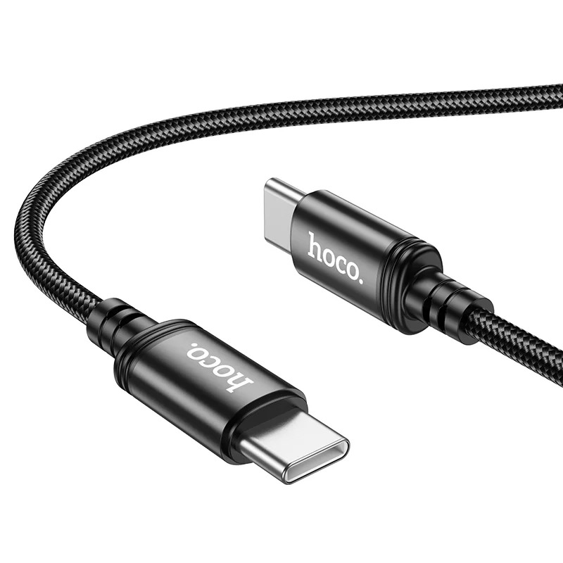Καλώδιο Hoco X89 Wind USB-C σε USB-C 60W Braided Μαύρο 1m Καλώδιο Hoco X89 Wind USB-C σε USB-C 60W Braided Μαύρο 1m