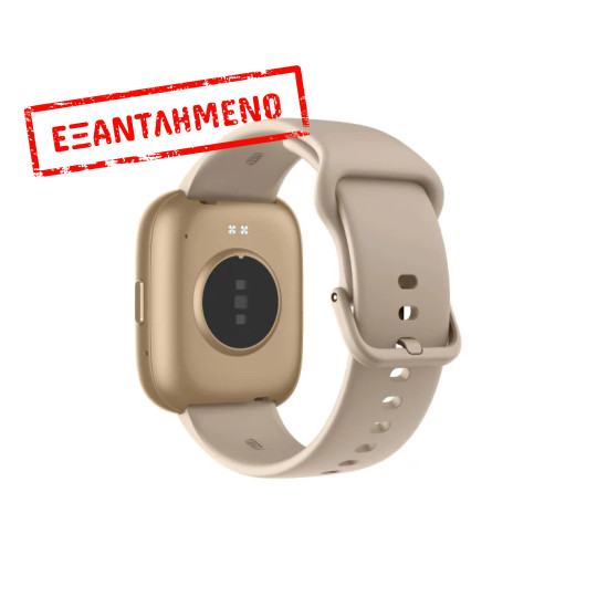Smartwatch Maxcom Ecowatch 6 1.83" 300 mAh IP68 με Δυνατότητα Κλήσεων Gold