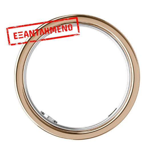 Smart Ring Maxcom mRing MR100 No.13 (Εσωτερική Διάμετρος 22.3mm) IP68 με Μετρητή Παλμών, Ύπνου, Θερμίδες, Βήματα Χρυσό