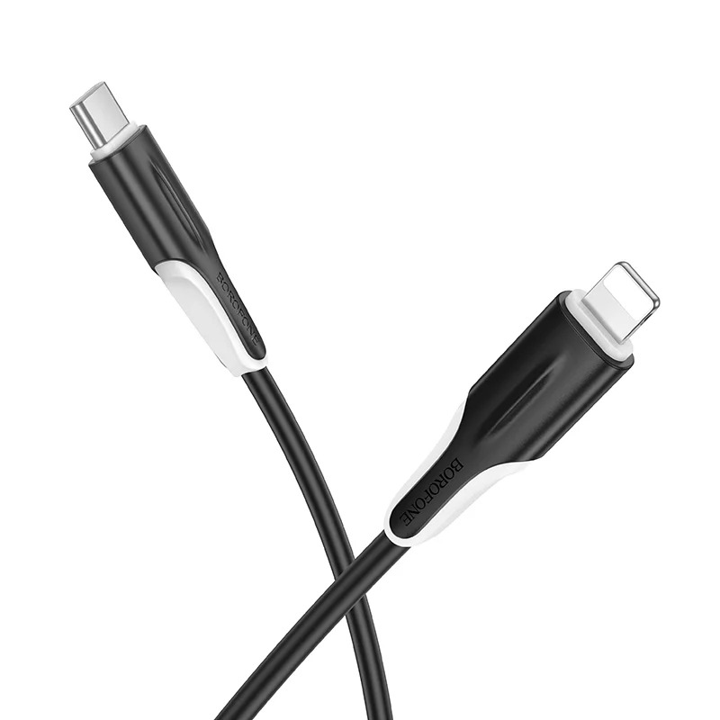 Καλώδιο Borofone BX119 USB-C σε Lightning 27W Μαύρο 1m Καλώδιο Borofone BX119 USB-C σε Lightning 27W Μαύρο 1m