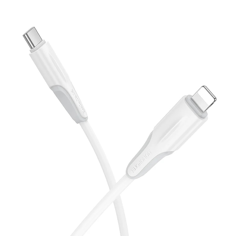 Καλώδιο Borofone BX119 USB-C σε Lightning 27W Λευκό 1m Καλώδιο Borofone BX119 USB-C σε Lightning 27W Λευκό 1m