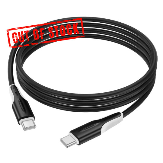 Cable Borofone BX119 USB-C to USB-C 60W Black 1m