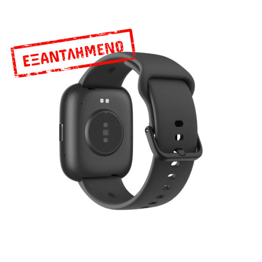Smartwatch Maxcom Ecowatch 6 1.83" 300 mAh IP68 με Δυνατότητα Κλήσεων Black