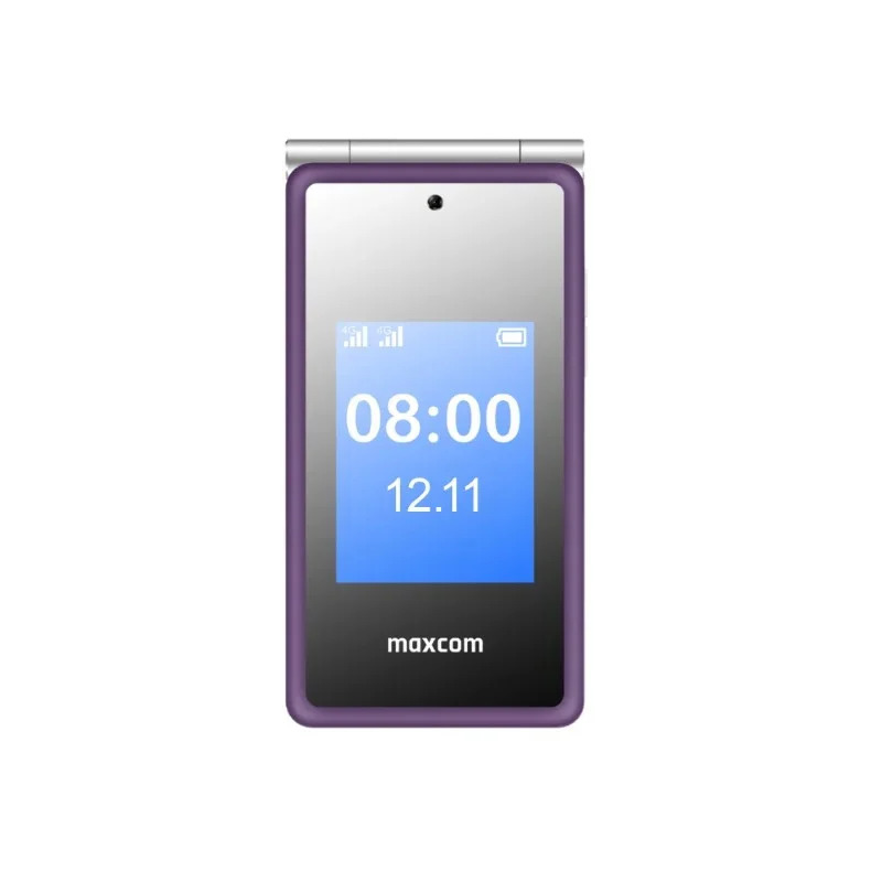Maxcom MM835 4G (Dual Sim) 3.5"+ 2.4” με Κάμερα, Φακό, Ραδιόφωνο και Πλήκτρο Έκτακτης Ανάγκης Μωβ Maxcom MM835 4G (Dual Sim) 3.5"+ 2.4” με Κάμερα, Φακό, Ραδιόφωνο και Πλήκτρο Έκτακτης Ανάγκης Μωβ