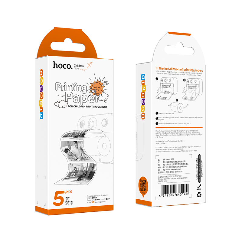 Ανταλλακτικό Ρολό Χαρτί για Hoco Kids Dual Camera 5 Τεμ. Ανταλλακτικό Ρολό Χαρτί για Hoco Kids Dual Camera 5 Τεμ.