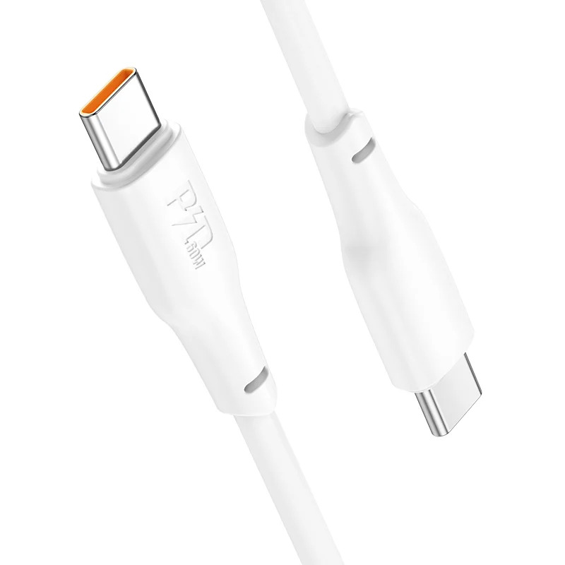 Καλώδιο σύνδεσης Hoco X93 Force USB-C σε USB-C PD60W 3A για Γρήγορη Φόρτιση Λευκο 1m Καλώδιο σύνδεσης Hoco X93 Force USB-C σε USB-C PD60W 3A για Γρήγορη Φόρτιση Λευκο 1m