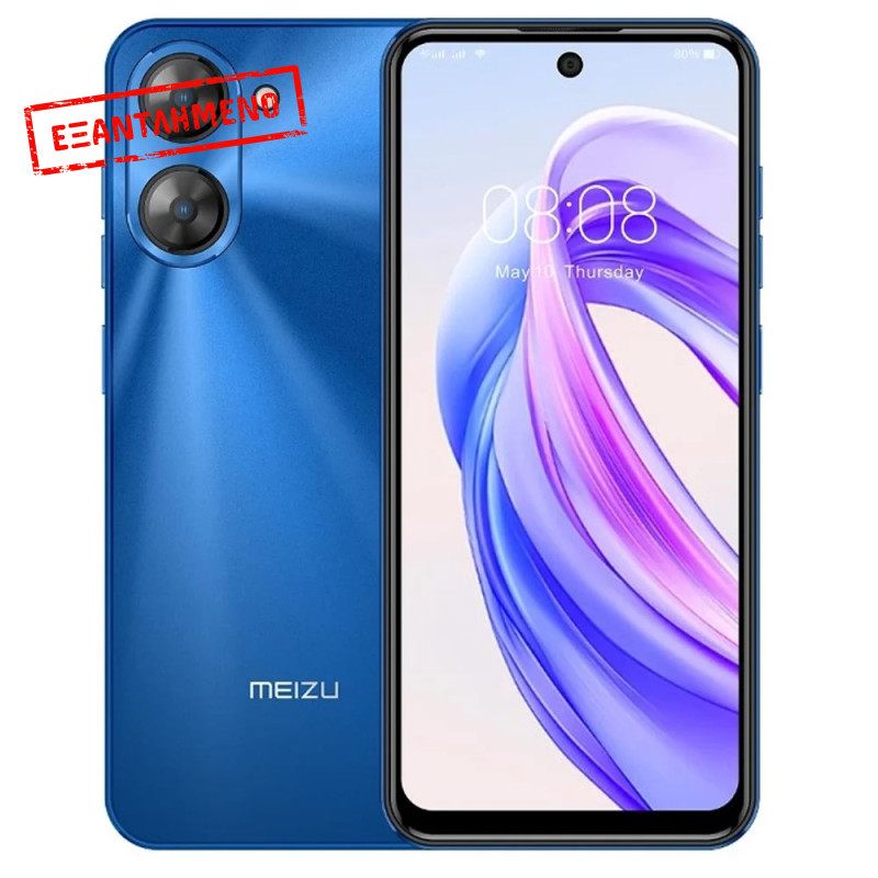 Meizu Mblu 21 M416 4G 6.79" Android 14 IPS Octa Core 4GB/64GB Blue με Θήκη και Screen Protector