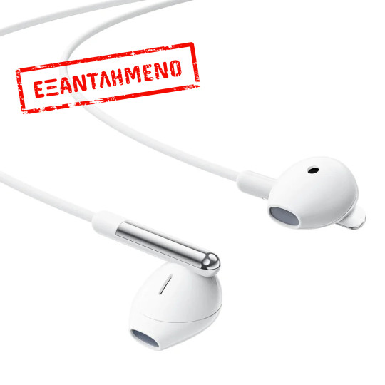 Hands Free Acefast L3 Earphones Stereo USB-C με HD Μικρόφωνο και Πλήκτρο Λειτουργίας Braided 1.2m Λευκό Συμβατά με Όλες τις Συσκευές USB-C.