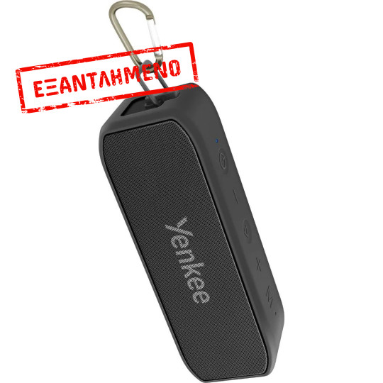 Φορητό Ηχείο Wireless Yenkee YSP 3010BK Mini BT v5.3 TWS 2400mAh 20W με USB-C SD CARD  3.5mm Μαύρο