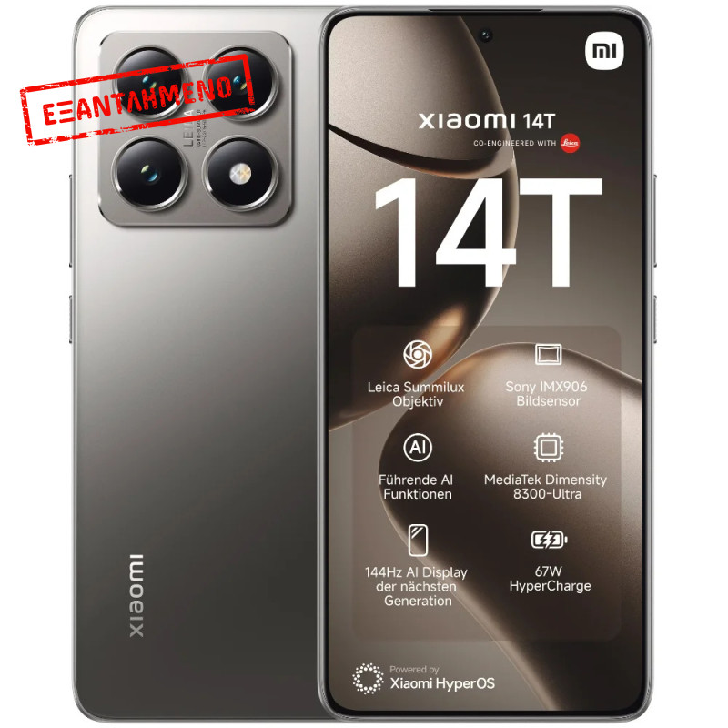 Xiaomi 14T 5G Dual Sim 6.67" 12GB/256GB NFC IP68 Titan Gray