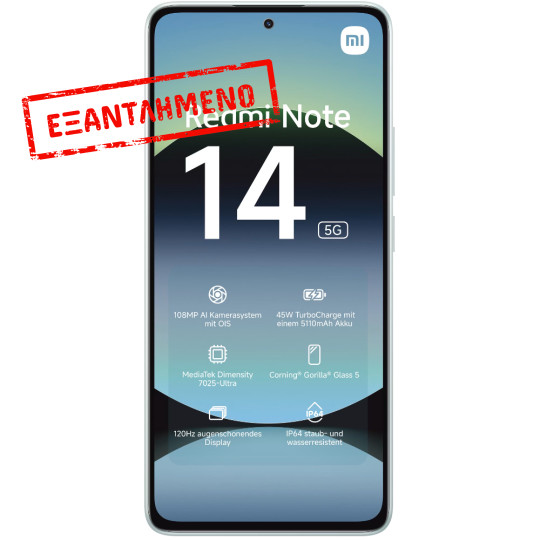 Xiaomi Redmi Note 14 5G Dual Sim 6.67" 8GB/256GB NFC IP64 Coral Green Xiaomi Redmi Note 14 5G Dual Sim 6.67" 8GB/256GB NFC IP64 Coral Green