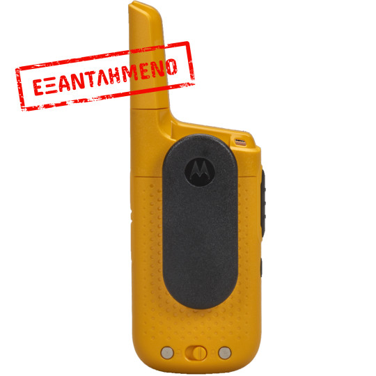 Ακουστικό Walkie Talkie Motorola T72 GO ACTIVE IP54, με Yποδοχή Hands-Free 2.5mm και Κλίπ Στερέωσης