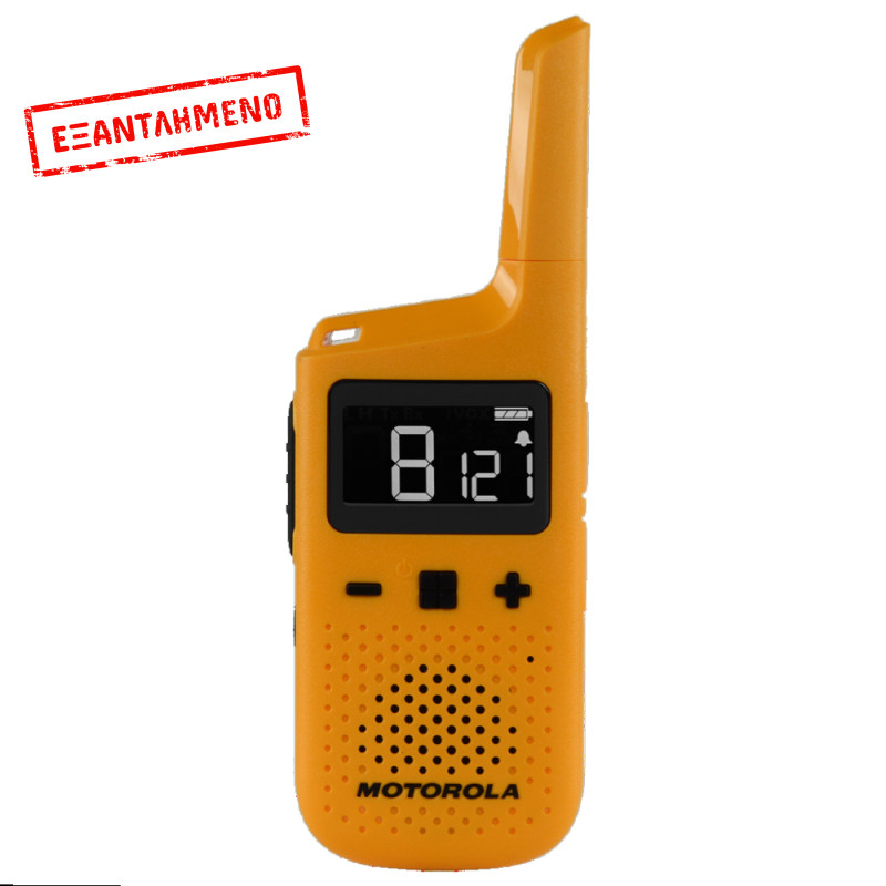Ακουστικό Walkie Talkie Motorola T72 GO ACTIVE IP54, με Yποδοχή Hands-Free 2.5mm και Κλίπ Στερέωσης