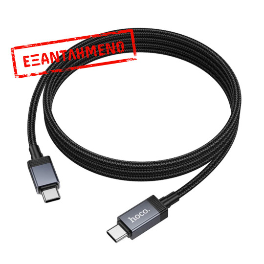 Καλώδιο X118 Generous USB-C σε USB-C 60W Fast Charging 3A με Ένδειξη Φόρτισης Braided Μαύρο 1m Καλώδιο X118 Generous USB-C σε USB-C 60W Fast Charging 3A με Ένδειξη Φόρτισης Braided Μαύρο 1m