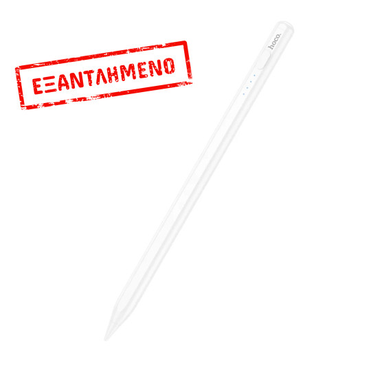 Hoco GM114 Smart Active Pen Συμβατό με iPad 2018 και μετά 130mAh και Διάρκεια Χρήσης έως 14 Ώρες Λευκό