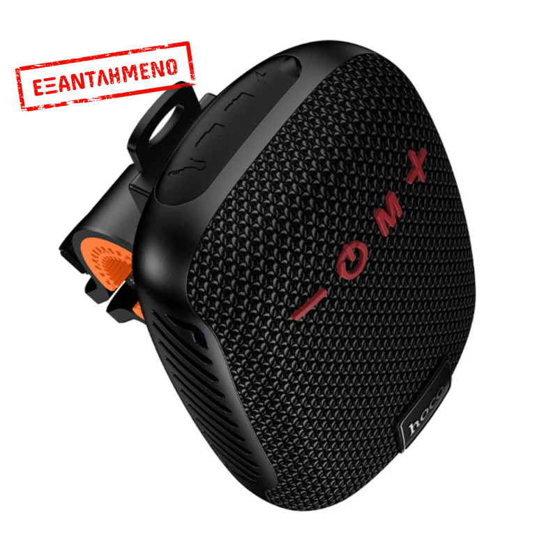 Φορητό Ηχείο Hoco HC35 5W BT v5.4 TF CARD AUX USB FM 500mAh IPX4 με Κλιπ Στήριξης Τιμονιού Μαύρο Φορητό Ηχείο Hoco HC35 5W BT v5.4 TF CARD AUX USB FM 500mAh IPX4 με Κλιπ Στήριξης Τιμονιού Μαύρο