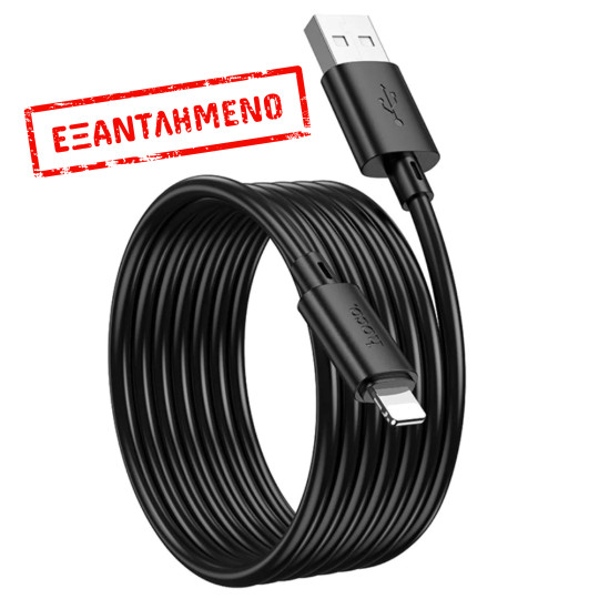 Καλώδιο Hoco X88 Gratified USB-C σε Lightning 2.4A Μαύρο 2m Καλώδιο Hoco X88 Gratified USB-C σε Lightning 2.4A Μαύρο 2m