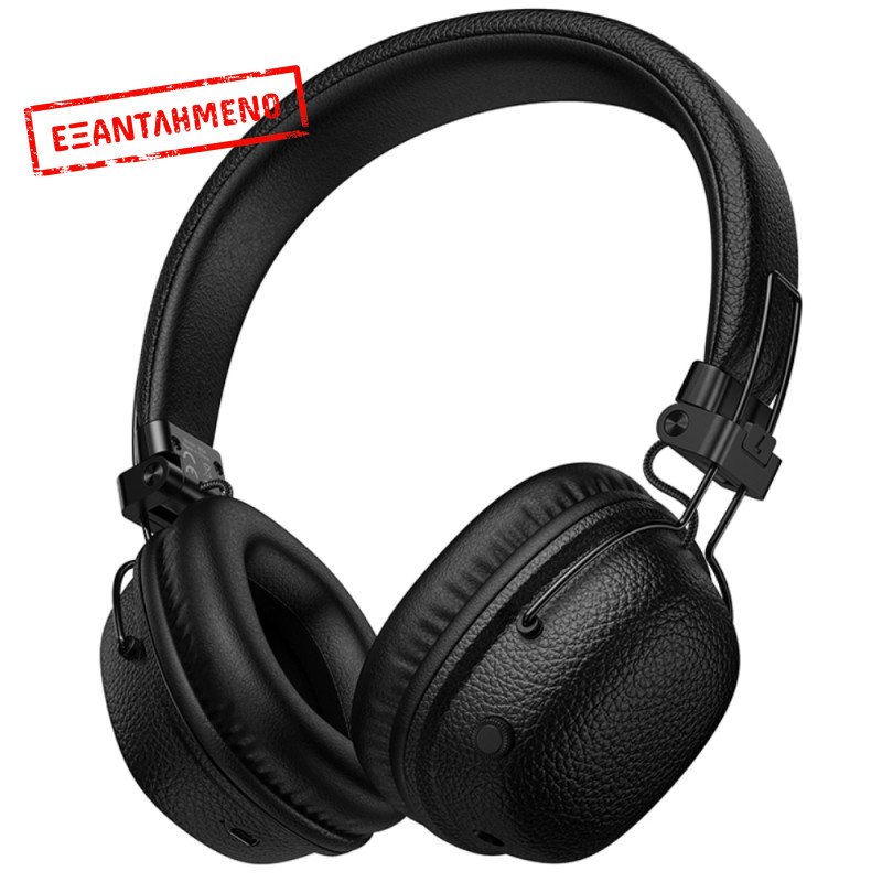 Wireless Ακουστικά Stereo Hoco W64 Earl II TWS v5.4 300mAh 32 Ώρες Ομιλίας AUX USB-C Μαύρα