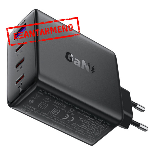 Φορτιστής Ταξιδίου Acefast A94 Fast Charging με 3xUSB-C + 1xUSB-A PD100W GaN Μαύρος Φορτιστής Ταξιδίου Acefast A94 Fast Charging με 3xUSB-C + 1xUSB-A PD100W GaN Μαύρος