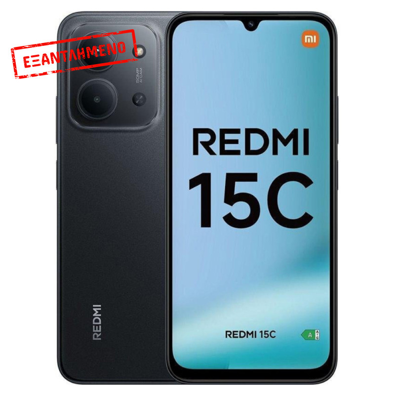 Xiaomi Redmi 15C 4G Dual Sim 6.9" 4GB/128GB NFC IP64 Midnight Black