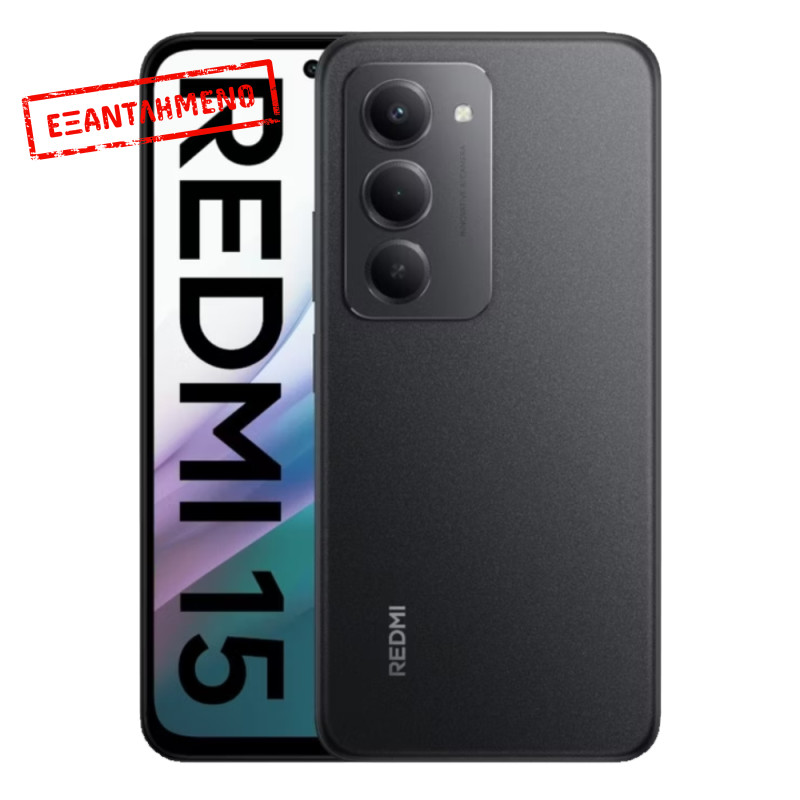 Xiaomi Redmi 15 4G Dual Sim 6.9" 8GB/256GB IP64 Midnight Black Xiaomi Redmi 15 4G Dual Sim 6.9" 8GB/256GB IP64 Midnight Black