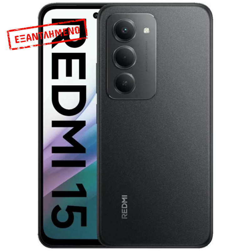 Xiaomi Redmi 15 4G Dual Sim 6.9" 6GB/128GB IP64 Midnight Black Xiaomi Redmi 15 4G Dual Sim 6.9" 6GB/128GB IP64 Midnight Black