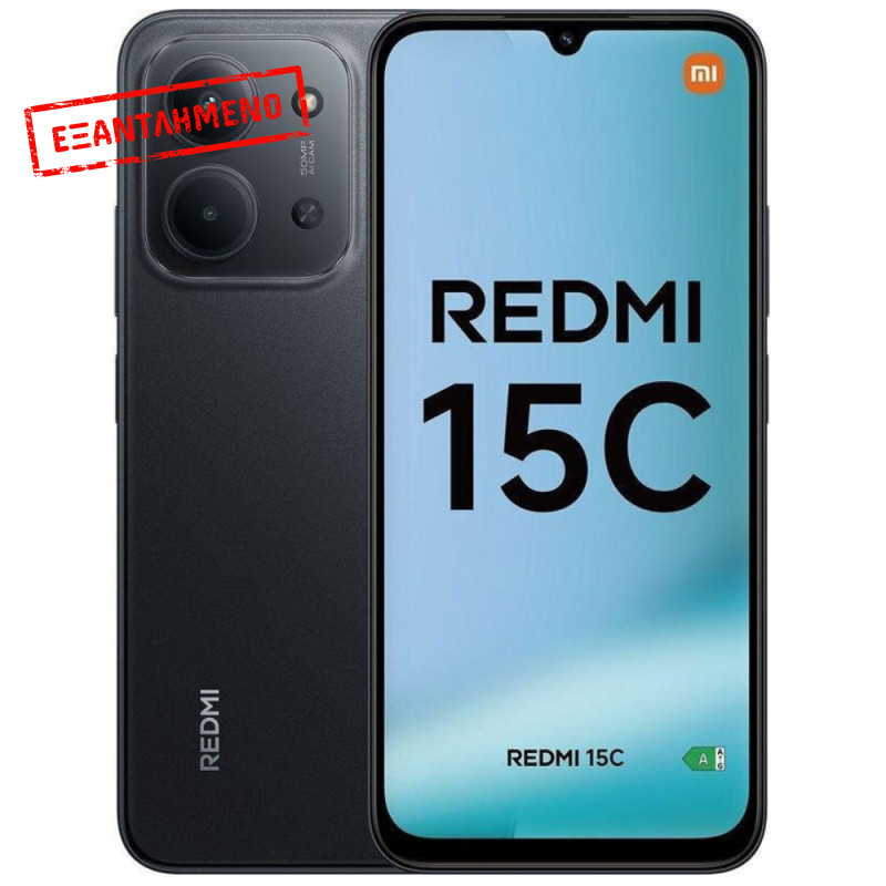 Xiaomi Redmi 15C 4G Dual Sim 6.9" 8GB/256GB IP64 Midnight Black
