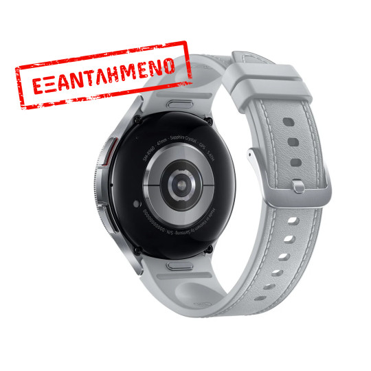 Smartwatch Samsung Galaxy Watch6 Classic R960 1.5" Super AMOLED GPS NFC 5ATM με Δυνατότητα Κλήσεων Silver Smartwatch Samsung Galaxy Watch6 Classic R960 1.5" Super AMOLED GPS NFC 5ATM με Δυνατότητα Κλήσεων Silver