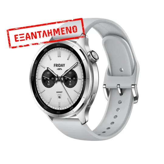 Smartwatch Xiaomi Watch S4 BHR9197GL 1.43" AMOLED GPS NFC Αδιαβροχοποίηση έως 5ATM με Δυνατότητα Κλήσεων Silver Smartwatch Xiaomi Watch S4 BHR9197GL 1.43" AMOLED GPS NFC Αδιαβροχοποίηση έως 5ATM με Δυνατότητα Κλήσεων Silver