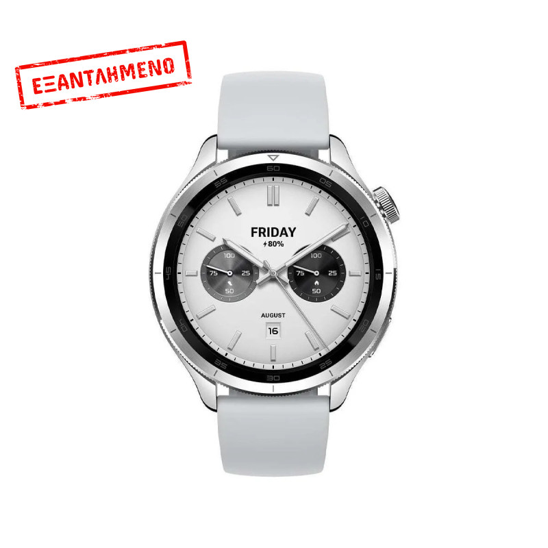 Smartwatch Xiaomi Watch S4 BHR9197GL 1.43" AMOLED GPS NFC Αδιαβροχοποίηση έως 5ATM με Δυνατότητα Κλήσεων Silver Smartwatch Xiaomi Watch S4 BHR9197GL 1.43" AMOLED GPS NFC Αδιαβροχοποίηση έως 5ATM με Δυνατότητα Κλήσεων Silver