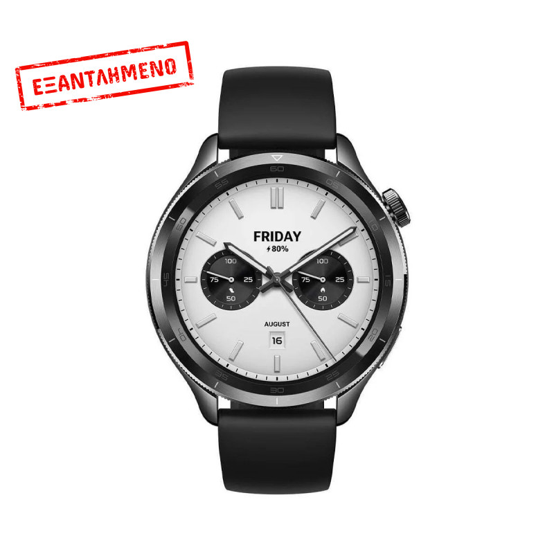 Smartwatch Xiaomi Watch S4 BHR9195GL1.43" AMOLED GPS NFC Αδιαβροχοποίηση έως 5ATM με Δυνατότητα Κλήσεων Black Smartwatch Xiaomi Watch S4 BHR9195GL1.43" AMOLED GPS NFC Αδιαβροχοποίηση έως 5ATM με Δυνατότητα Κλήσεων Black