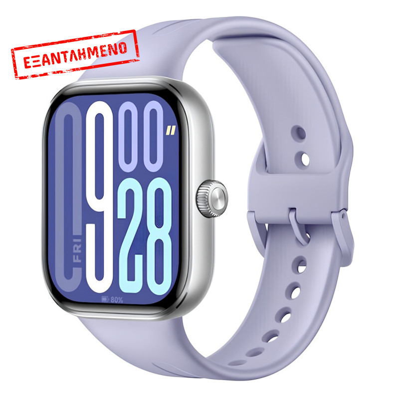 Smartwatch Xiaomi Redmi Watch 5 BHR9388GL 2.07" AMOLED GPS Αδιαβροχοποίηση έως 5ATM με Δυνατότητα Κλήσεων Lavender Purple Smartwatch Xiaomi Redmi Watch 5 BHR9388GL 2.07" AMOLED GPS Αδιαβροχοποίηση έως 5ATM με Δυνατότητα Κλήσεων Lavender Purple
