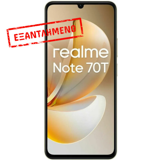 Realme Note 70T 4G Dual Sim 6.74" 4GB/128GB IP54 Gold Realme Note 70T 4G Dual Sim 6.74" 4GB/128GB IP54 Gold