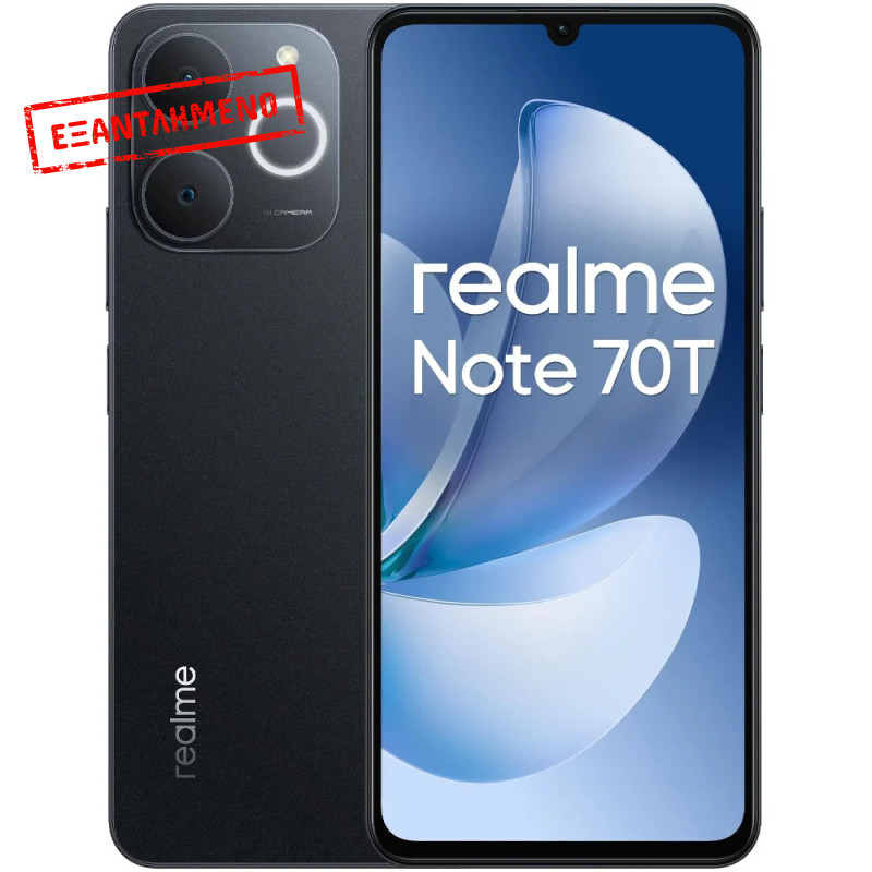 Realme Note 70T 4G Dual Sim 6.74" 4GB/128GB IP54 Black Realme Note 70T 4G Dual Sim 6.74" 4GB/128GB IP54 Black